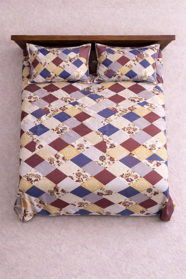 Multicolor_Cotton_Boston_Double_Bedsheet_With_180_Thread_Count