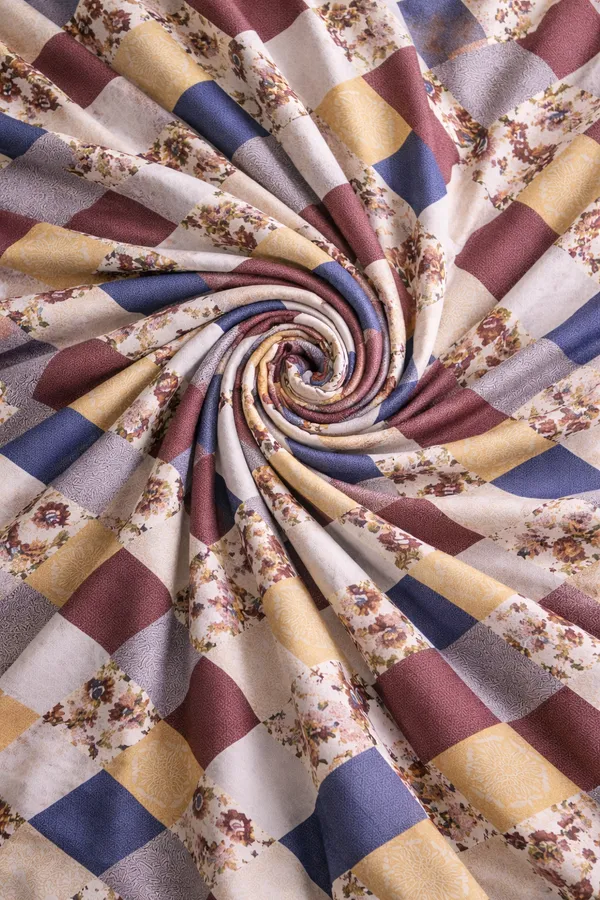 Multicolor_Cotton_Boston_Double_Bedsheet_With_180_Thread_Count
