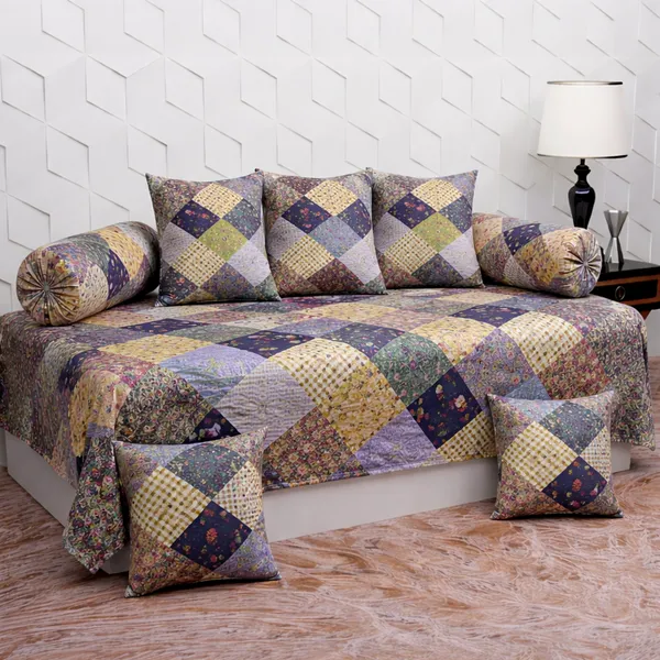Multicolor_Cotton_Carnival_Diwan_Bedsheet_Set_With_210_Thread_Count