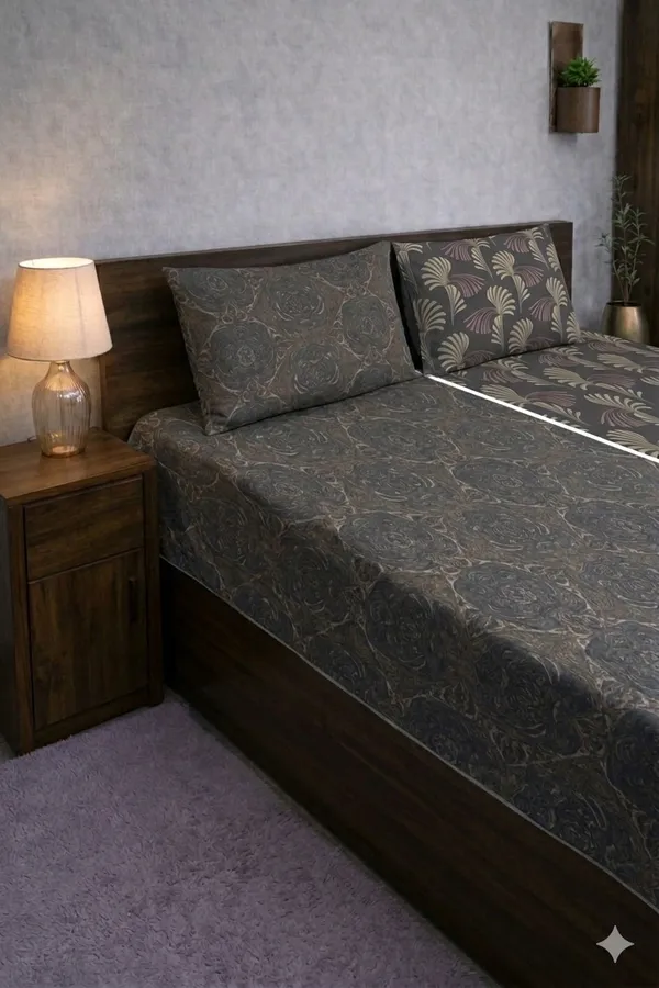 Multicolor_Cotton_Reversible_Double_Bedsheet_With_210_Thread_Count