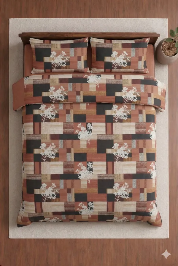 Brown_Cotton_Everyday_Double_Bedsheet_With_180_Thread_Count