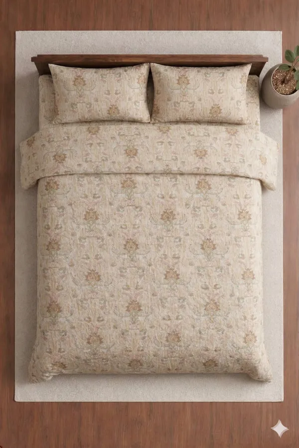 Brown_Cotton_Crown_Double_Bedsheet_With_180_Thread_Count