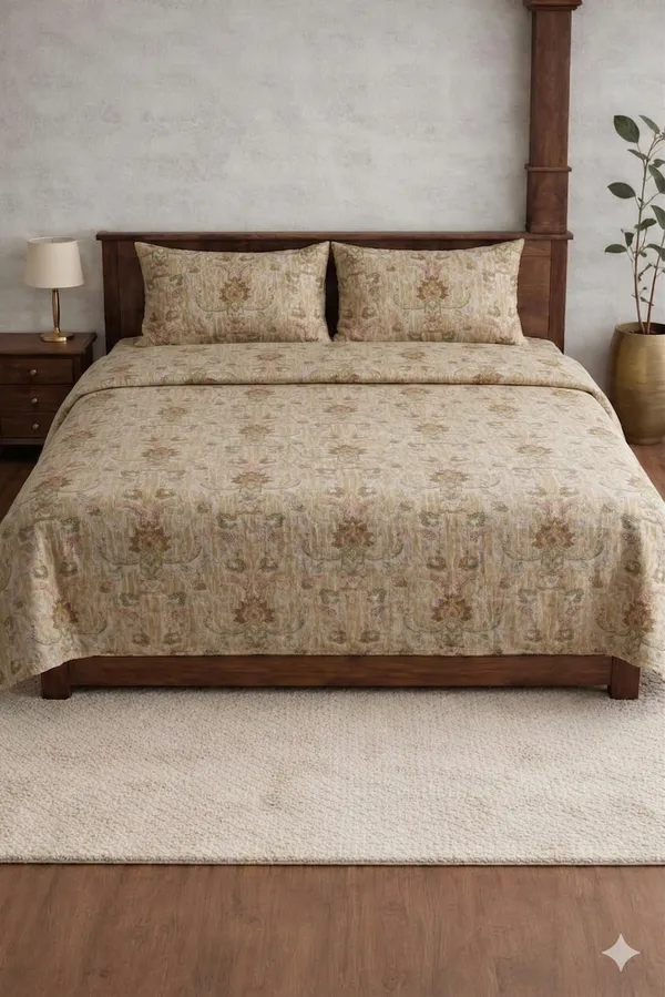 Brown_Cotton_Crown_Double_Bedsheet_With_180_Thread_Count