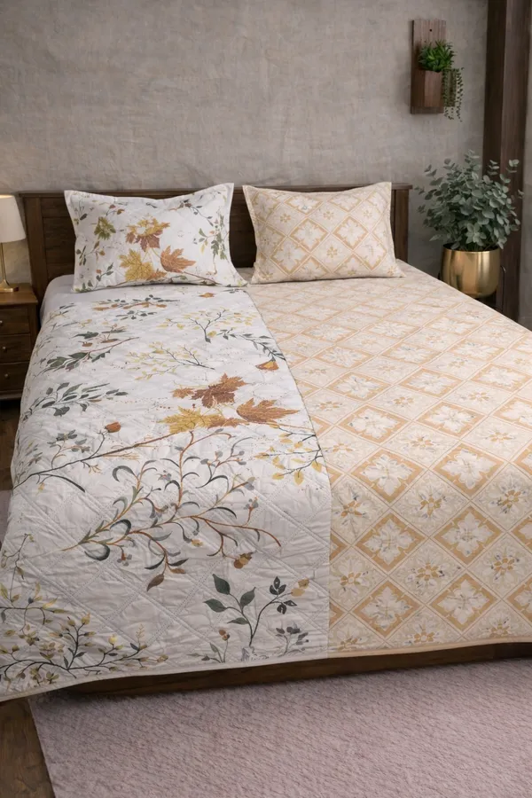 Multicolor_Cotton_Bedcover_Double_Bedsheet_With_210_Thread_Count
