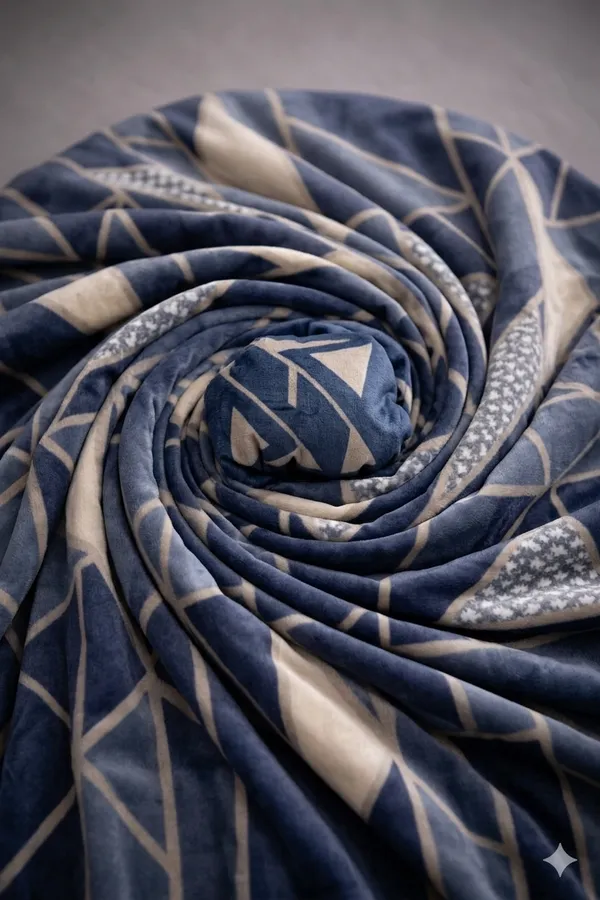 Blue_Cotton_5_Pc_Bedding_Set_With_210_Thread_Count