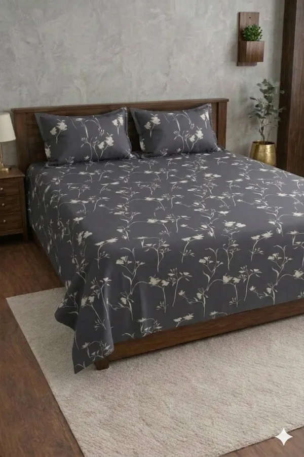 Grey_Cotton_Murphy_King_Double_Bedsheet_With_180_Thread_Count