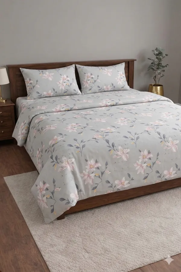 Grey_Cotton_Stanley_Double_Bedsheet_With_210_Thread_Count