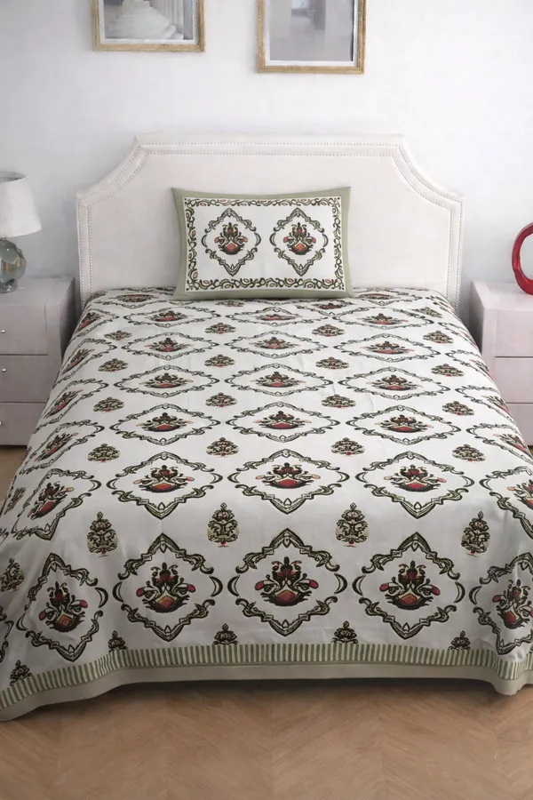 Multicolor_Cotton_Full_Jaal_Single_Bedsheet