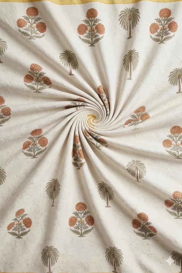 White_Cotton_Kaya_Double_Bedsheet_With_210_Thread_Count