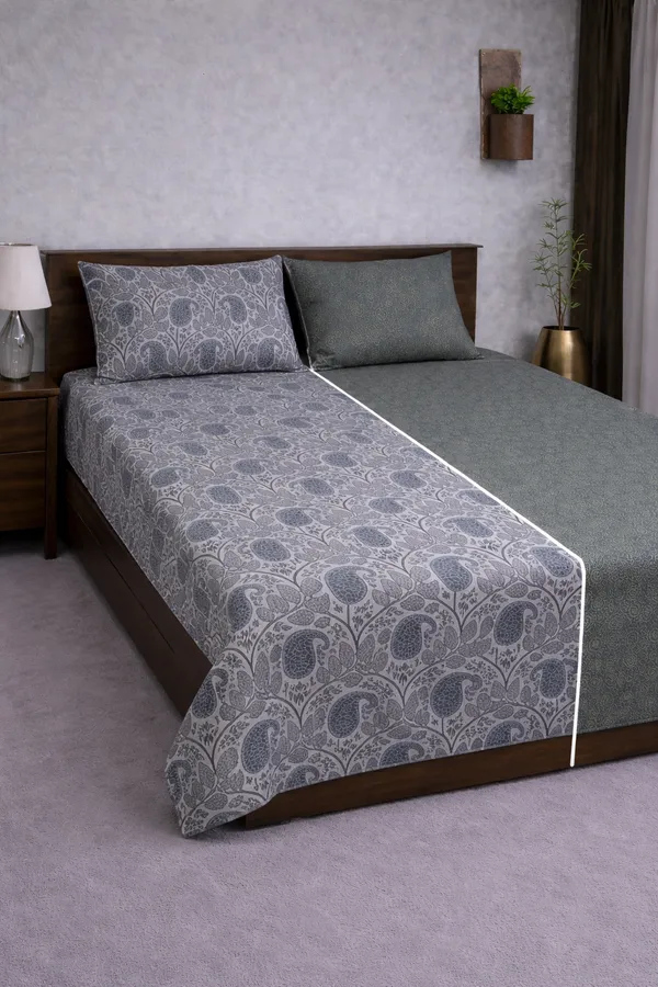 Multicolor_Cotton_Reversible_Double_Bedsheet_With_210_Thread_Count
