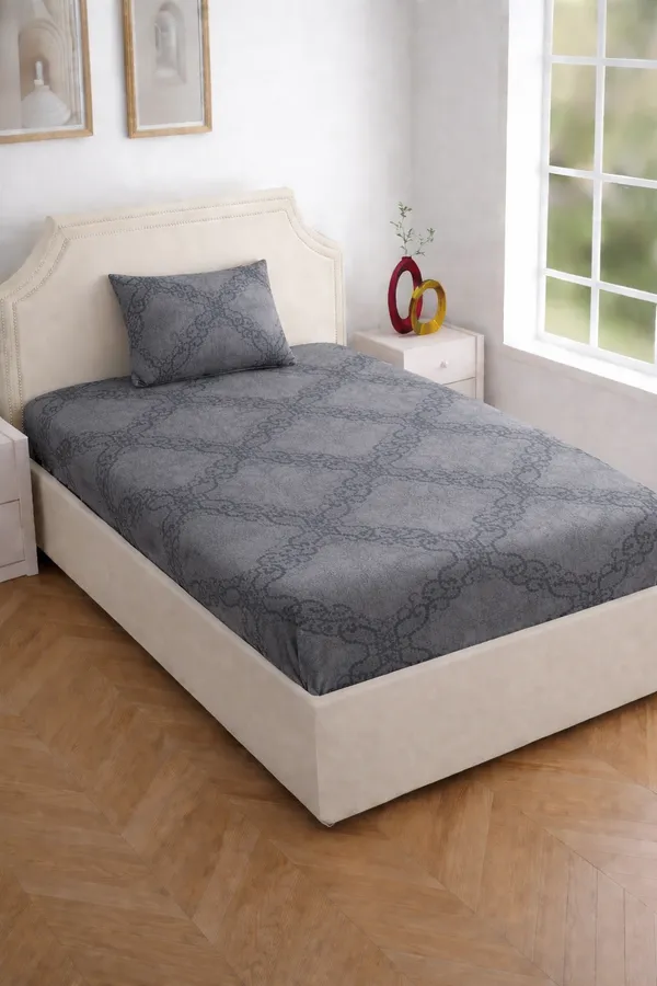 Grey_Cotton_Sonet_Single_Bedsheet