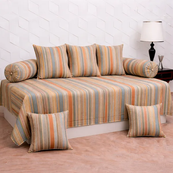 Multicolor_Cotton_Mj_Diwan_Bedsheet_Set_With_210_Thread_Count