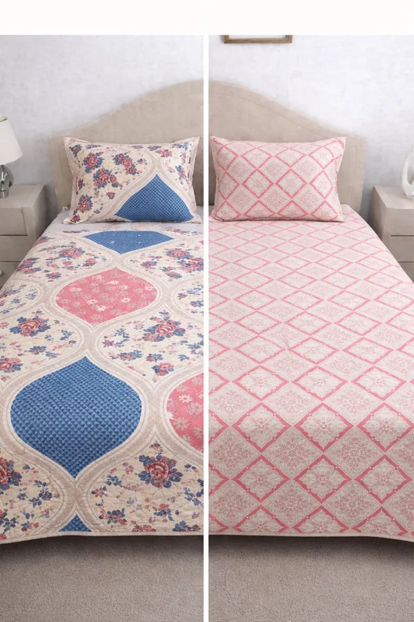 Multicolor_Cotton_Bedcover_Double_Bedsheet_With_210_Thread_Count