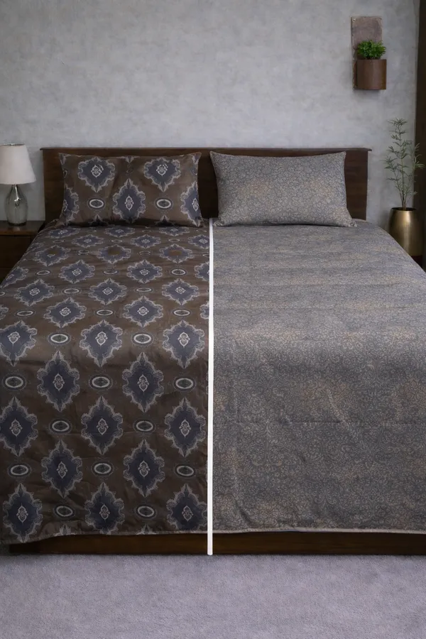 Multicolor_Cotton_Reversible_Double_Bedsheet_With_210_Thread_Count