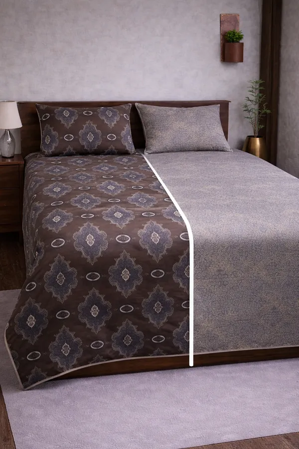 Multicolor_Cotton_Reversible_Double_Bedsheet_With_210_Thread_Count