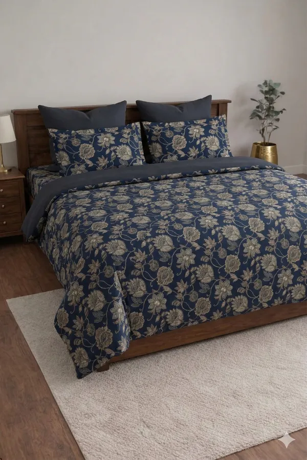 Blue_Cotton_Italian_Meenakari_Double_Bedsheet_With_310_Thread_Count