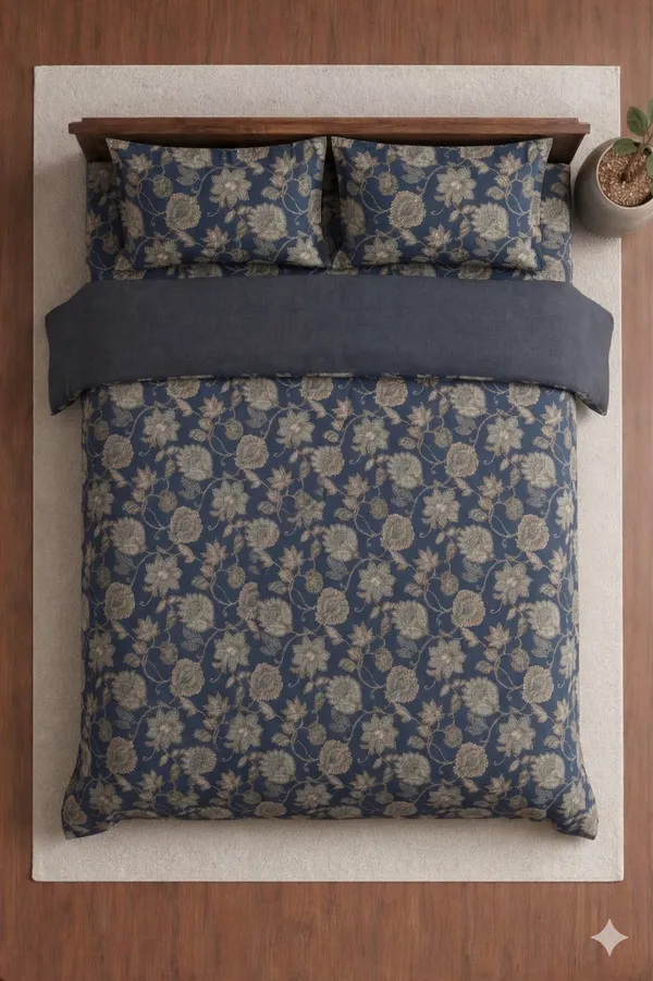 Blue_Cotton_Italian_Meenakari_Double_Bedsheet_With_310_Thread_Count