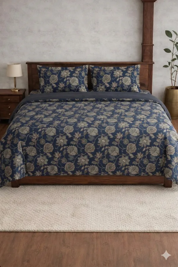 Blue_Cotton_Italian_Meenakari_Double_Bedsheet_With_310_Thread_Count