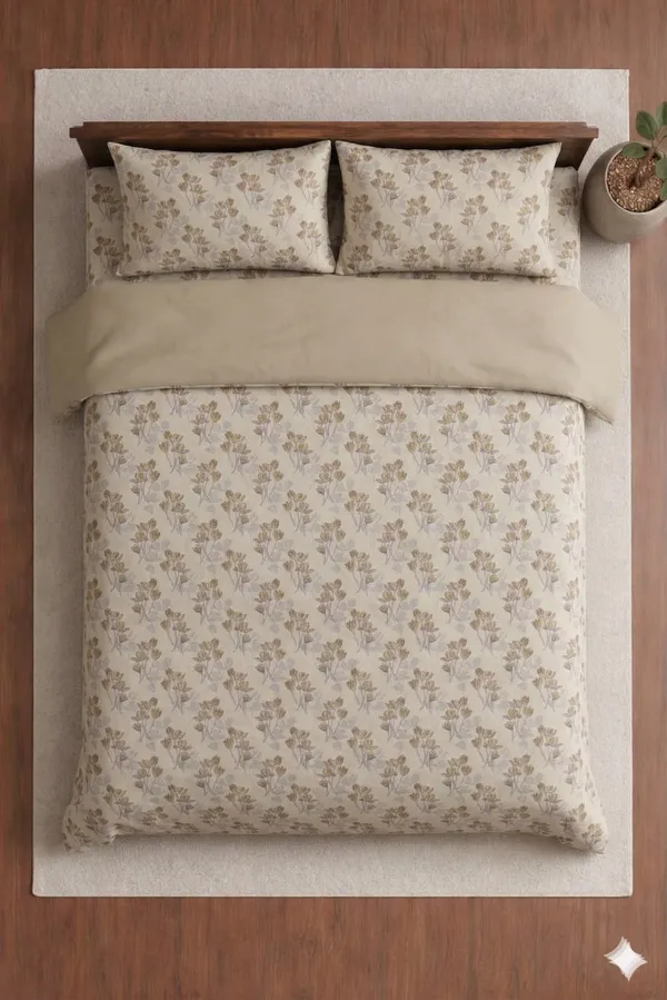White_Cotton_Pearl_Double_Bedsheet_With_210_Thread_Count
