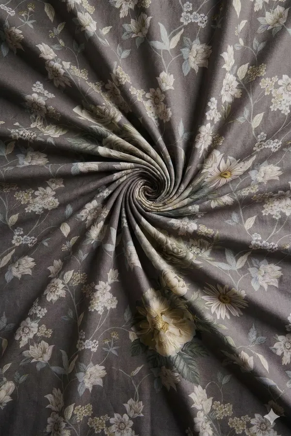 Brown_Cotton_Zella_Double_Bedsheet_With_210_Thread_Count