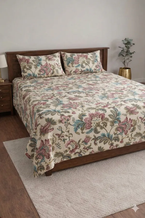 White_Cotton_Palmora_Double_Bedsheet_With_310_Thread_Count