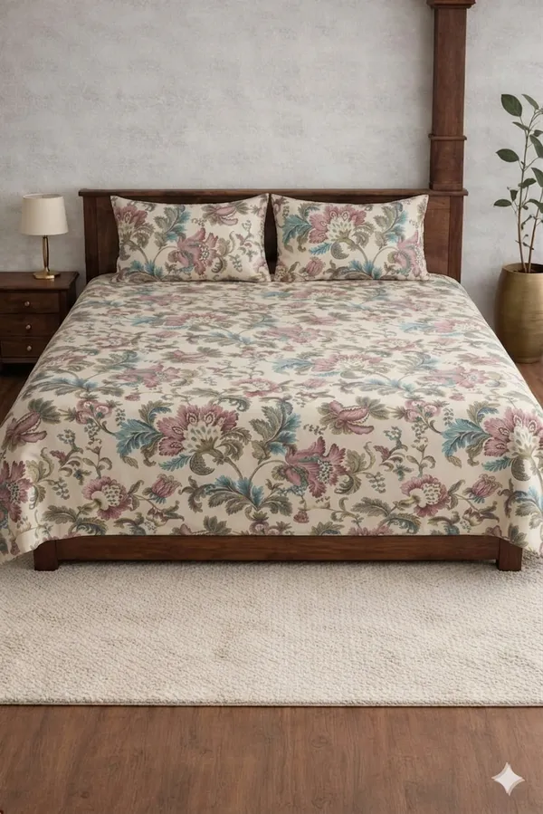White_Cotton_Palmora_Double_Bedsheet_With_310_Thread_Count