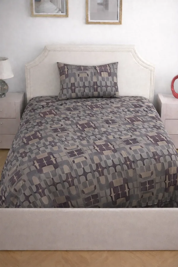 Brown_Cotton_Crown_Single_Bedsheet