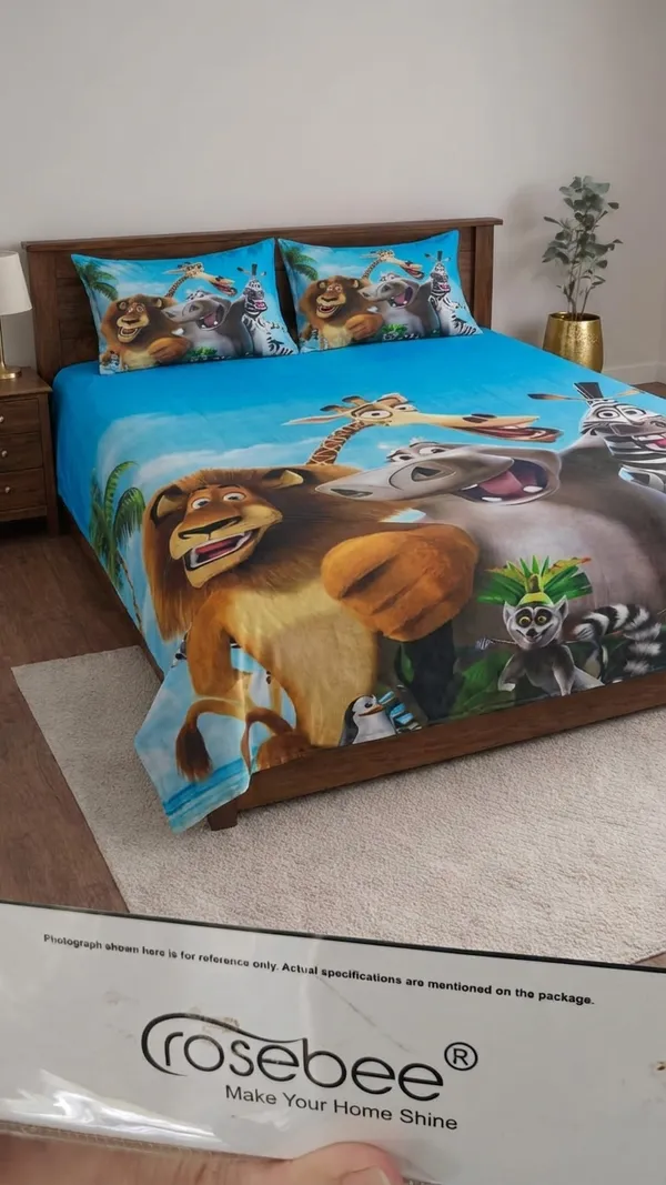 Blue_Cotton_Cherry_Kidz_Double_Bedsheet_With_210_Thread_Count