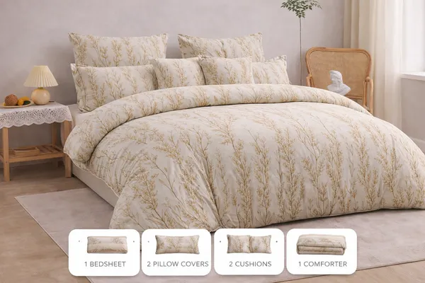 White_Cotton_6_Pc_Bedding_Set