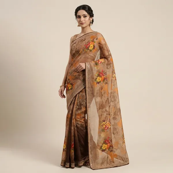 Vintage_Floral_Embroidered_Weightless_Saree_With_Sequin_Border