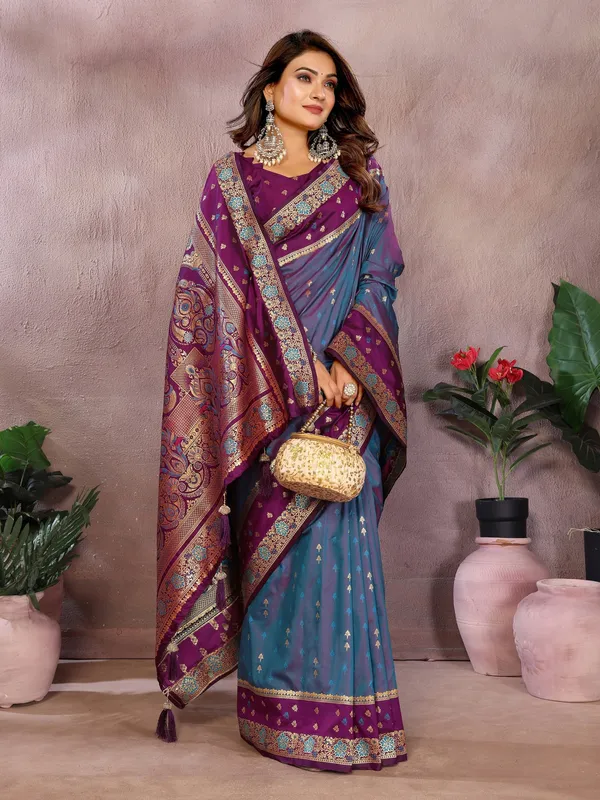 Multicolor_Art_Silk_Saree_For_Women
