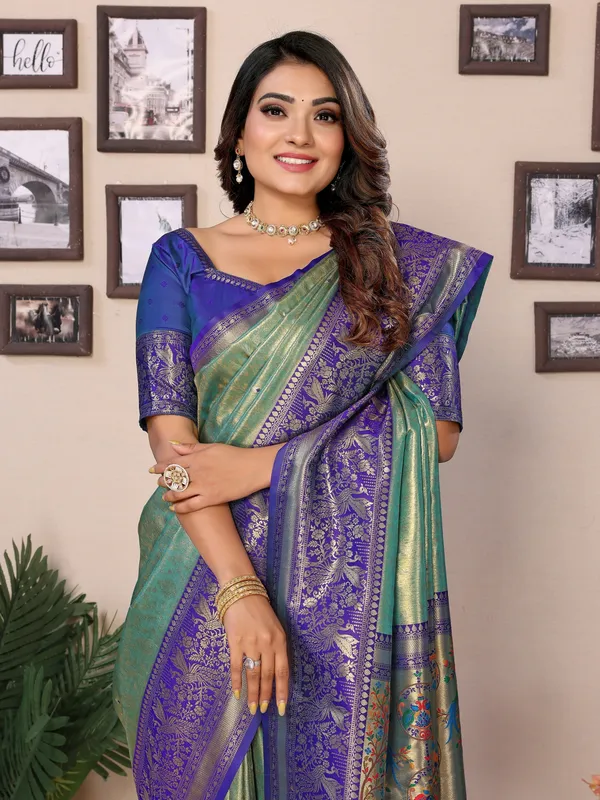 Multicolor_Tissue_Saree_For_Women