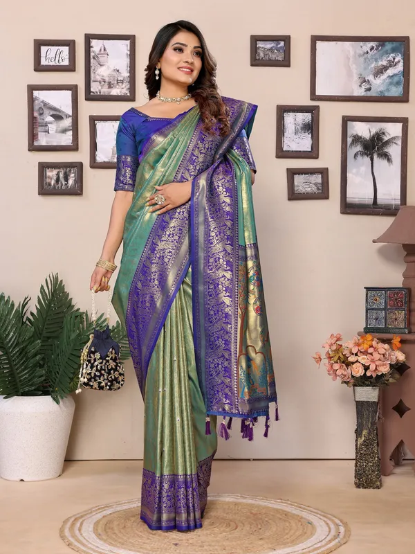 Multicolor_Tissue_Saree_For_Women