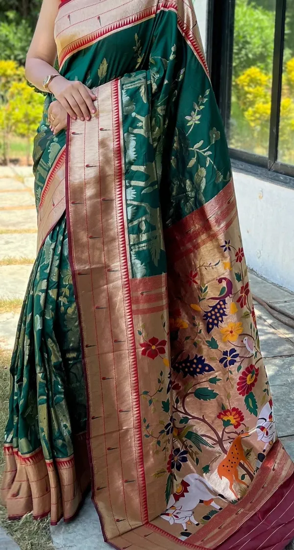 Green_Art_Silk_Saree_For_Women
