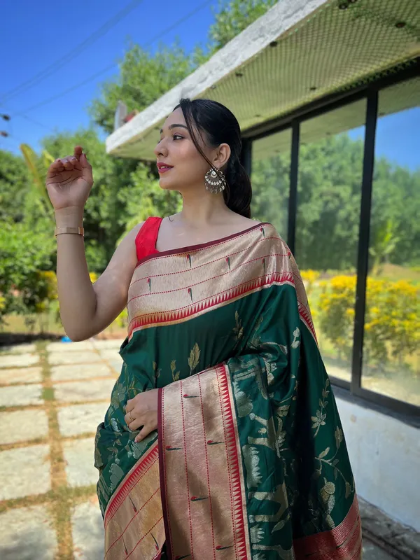 Green_Art_Silk_Saree_For_Women