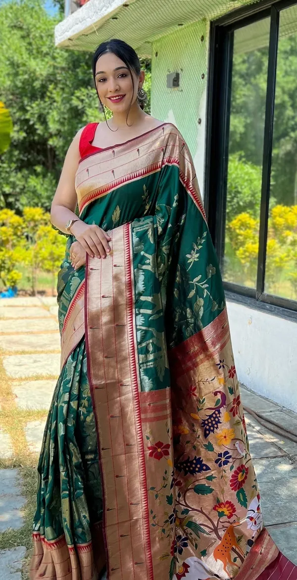 Green_Art_Silk_Saree_For_Women
