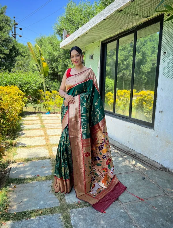 Green_Art_Silk_Saree_For_Women
