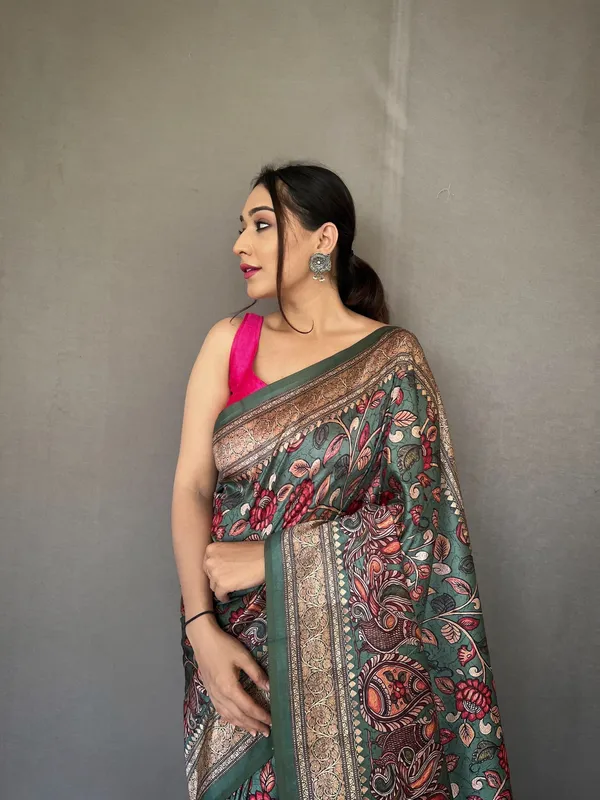 Green_Art_Silk_Saree_For_Women