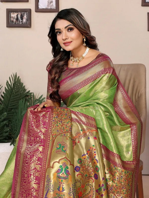 Multicolor_Tissue_Saree_For_Women