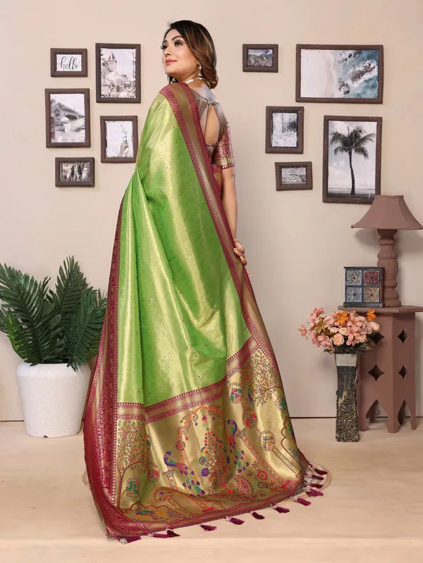 Multicolor_Tissue_Saree_For_Women
