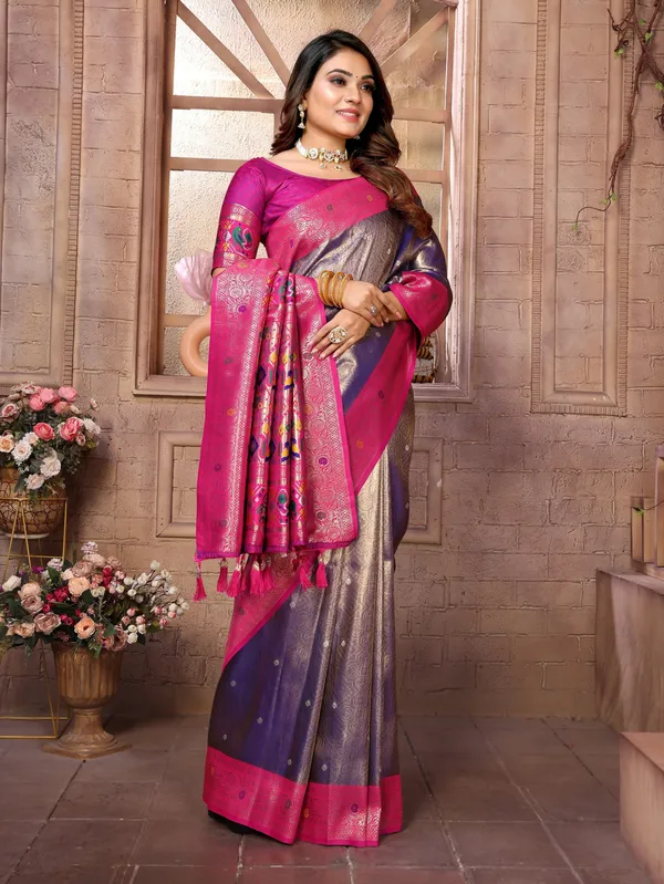 Multicolor_Tissue_Saree_For_Women