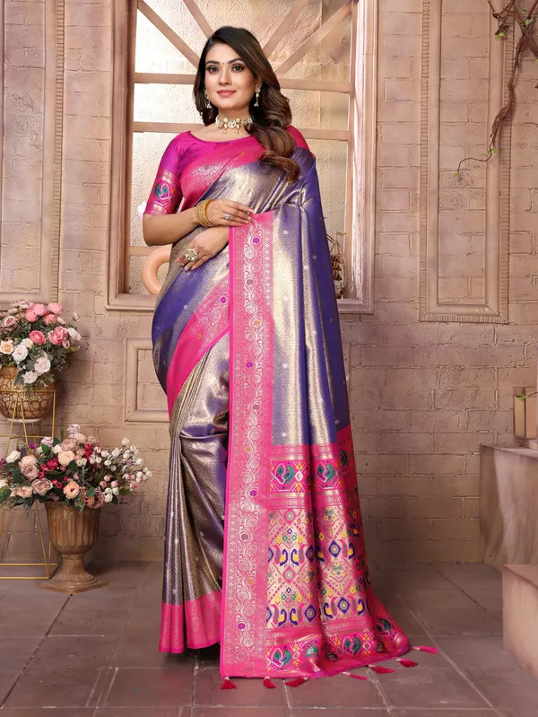 Multicolor_Tissue_Saree_For_Women