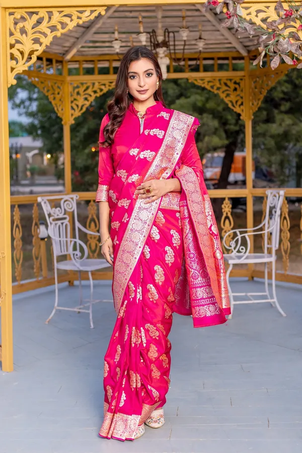 Pink_Art_Silk_Saree_For_Women