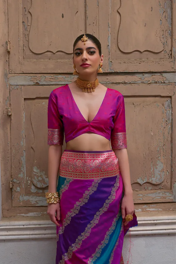 Multicolor_Art_Silk_Saree_For_Women