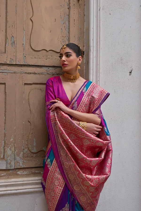 Multicolor_Art_Silk_Saree_For_Women