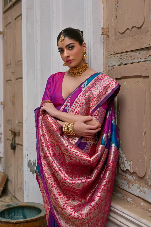 Multicolor_Art_Silk_Saree_For_Women