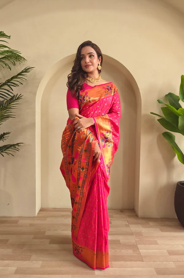 Pink_Art_Silk_Saree_For_Women