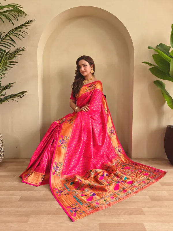 Pink_Art_Silk_Saree_For_Women