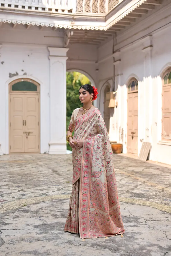 Cream_Art_Silk_Saree_For_Women