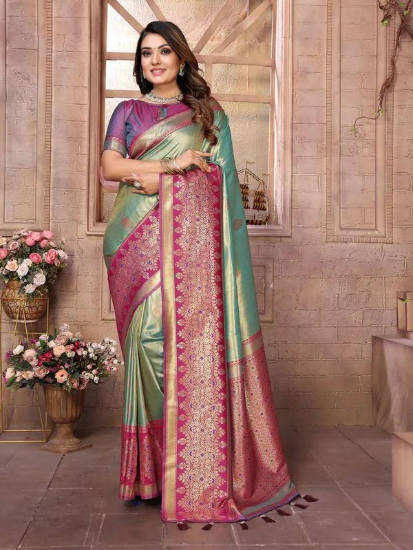 Multicolor_Tissue_Saree_For_Women